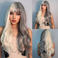 Yin Yang Curly Air Bangs Wig