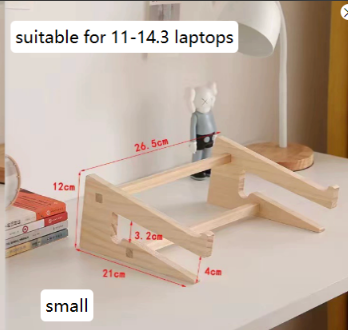 Eco-Friendly Wooden Device Stand