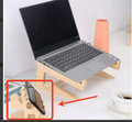 Eco-Friendly Wooden Device Stand