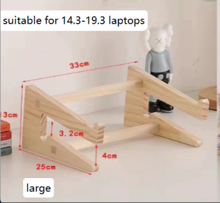 Eco-Friendly Wooden Device Stand