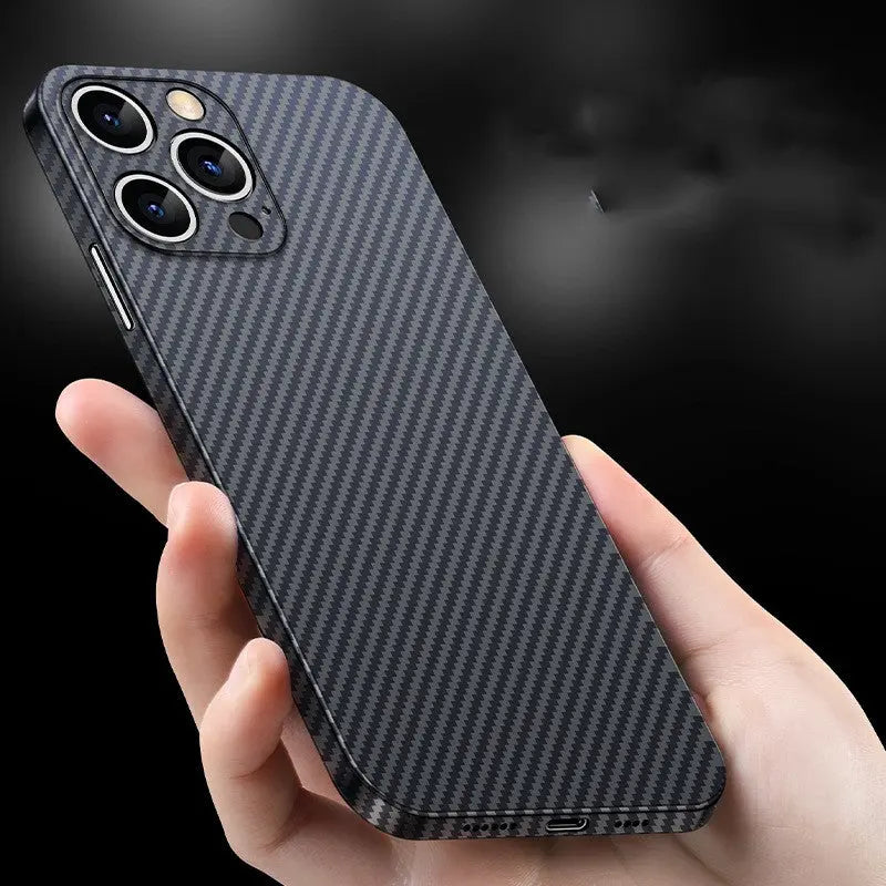 Carbon Fiber-Style Slim iPhone Case Gizmo Grove Finds