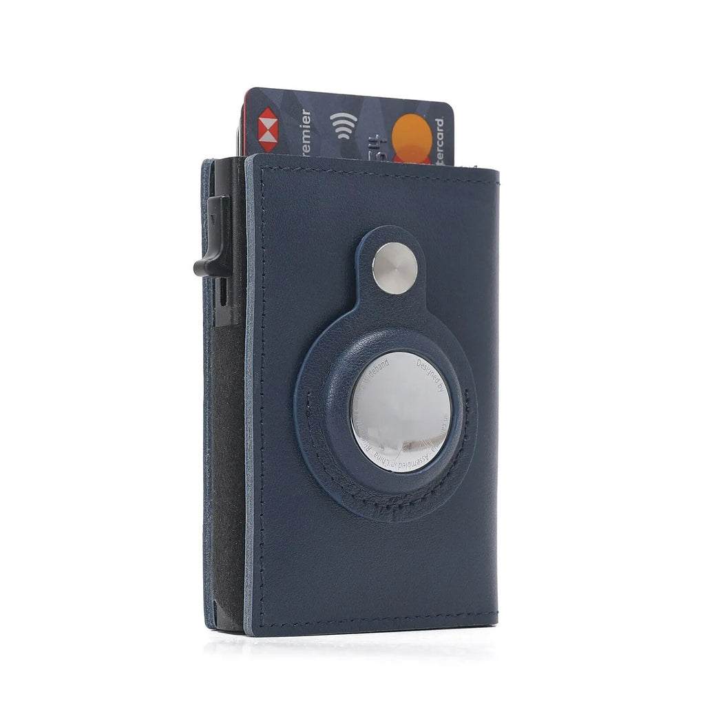 Airtag Leather Wallet Case with Card Holder Gizmo Grove Finds